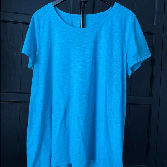 Lilly Pulitzer Vibrant Blue Short Sleeve Tee - Picture 1 of 4